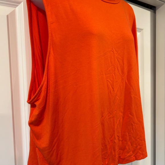 Ava & Viv orange tank top sleeveless 4x new - Picture 2 of 3